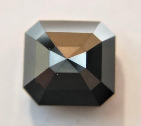 Black Asscher Cut Diamonds (Enhanced)