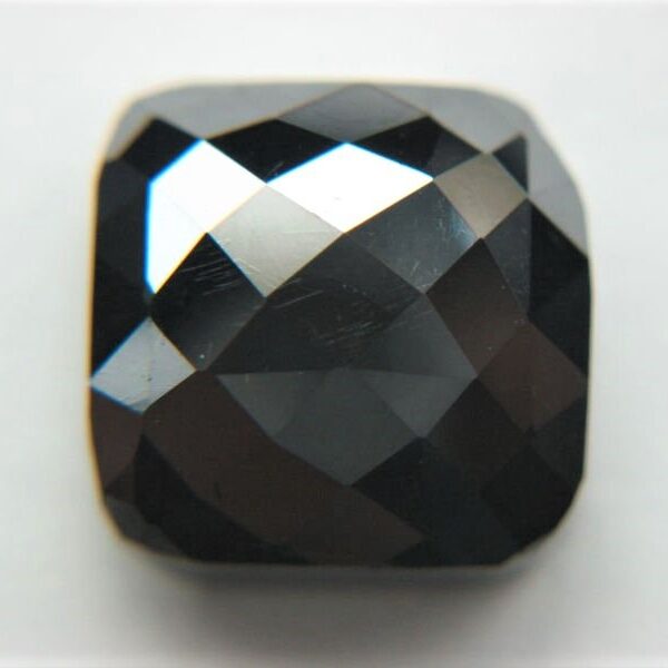 Black Asscher Cut Diamond (Enhanced)