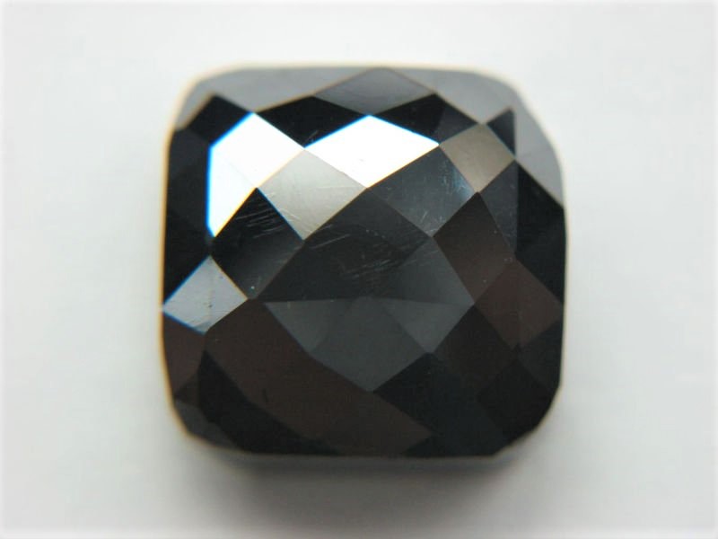 Black Asscher Cut Diamond (Enhanced)