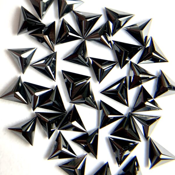 Black Triangle Cut Diamonds (Treated)
