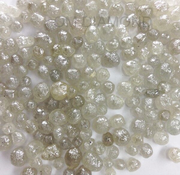 Grey Small Round Rough Diamond Balls