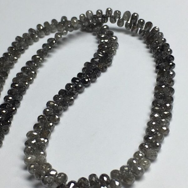 Salt & Pepper Briolette Diamonds