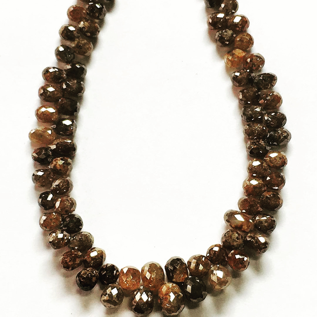 Brown Briolette Diamonds