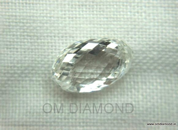White Briolette Diamond