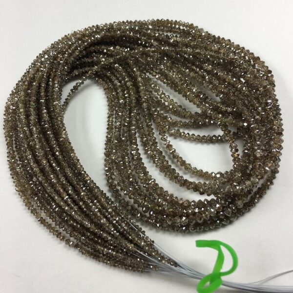 Natural Brown Diamond Beads