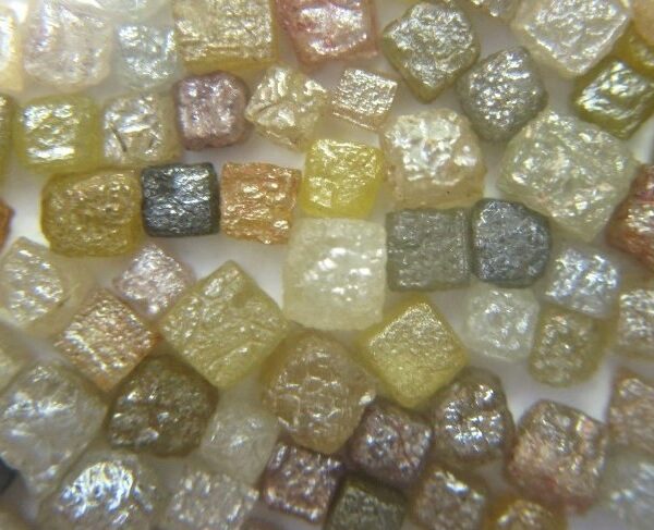 Rough Cubes in Natural Colors