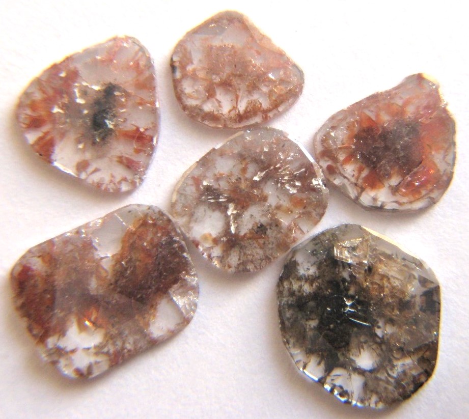 Rustic Color Diamond Slices