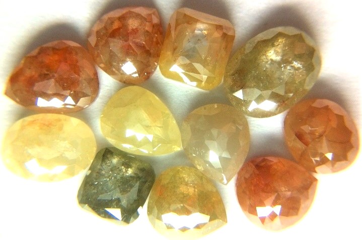 Mix Fancy Colors & Shapes of Diamonds