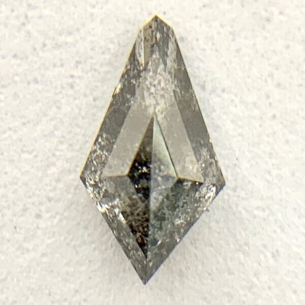 Kite Cut Salt and Pepper Diamond