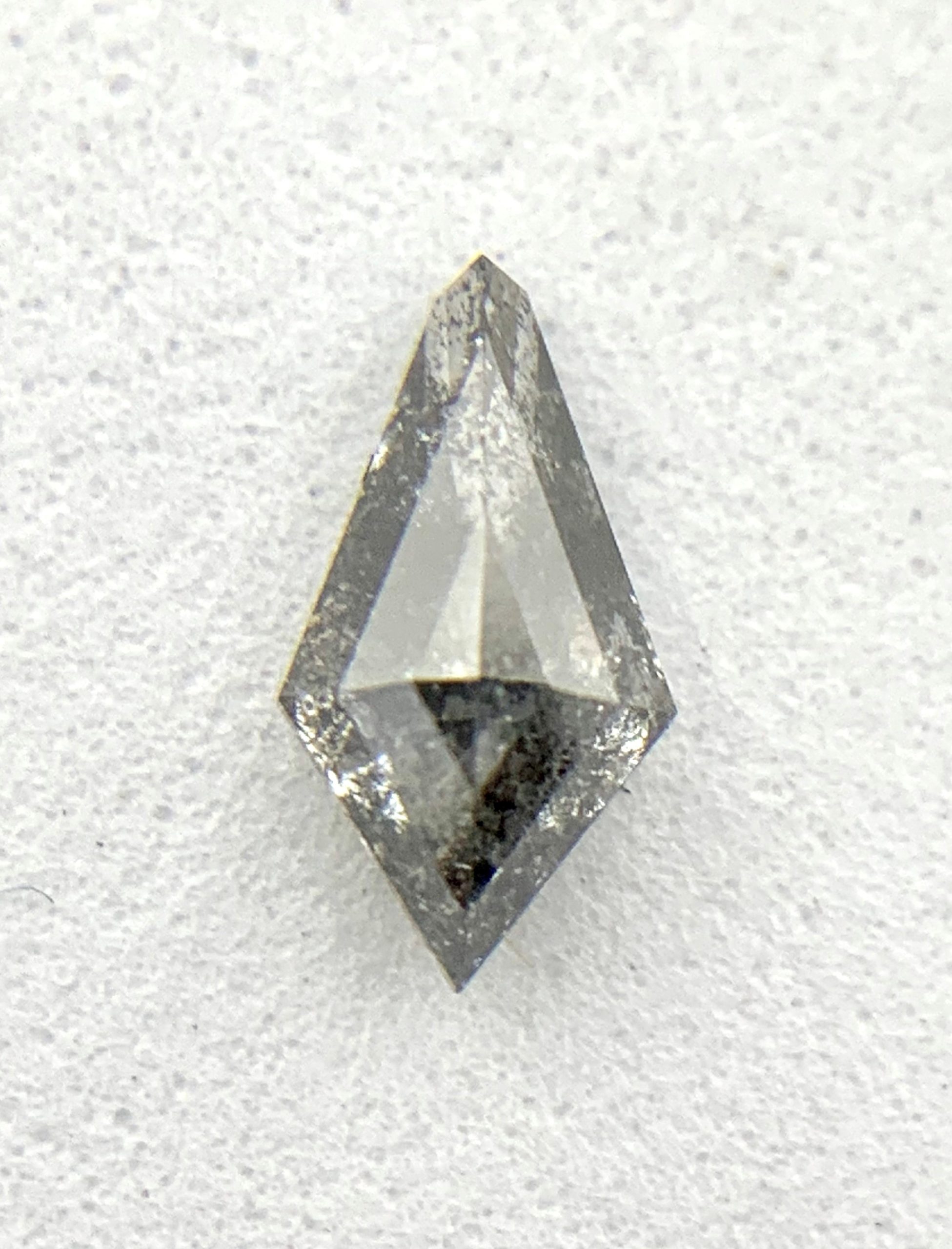 Kite Cut Salt and Pepper Diamond - Image 2
