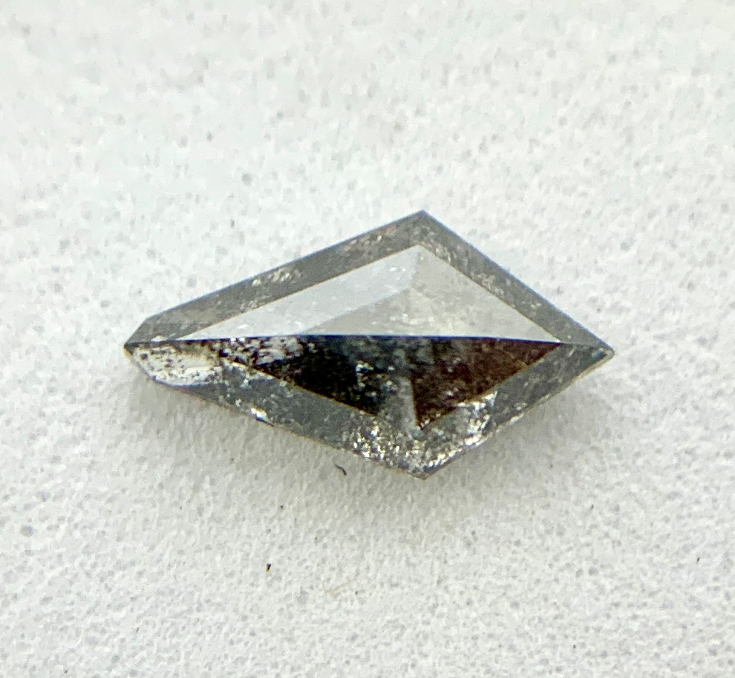 Kite Cut Salt and Pepper Diamond - Image 3