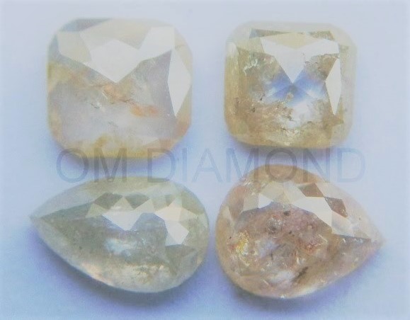 Fancy Shapes Icy White Diamonds