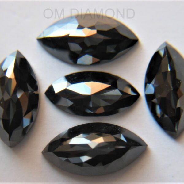 Black Marquise Cut Diamonds (Enhanced)