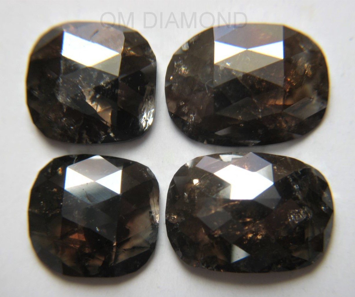 Pairs of Dark Salt & Pepper Diamonds