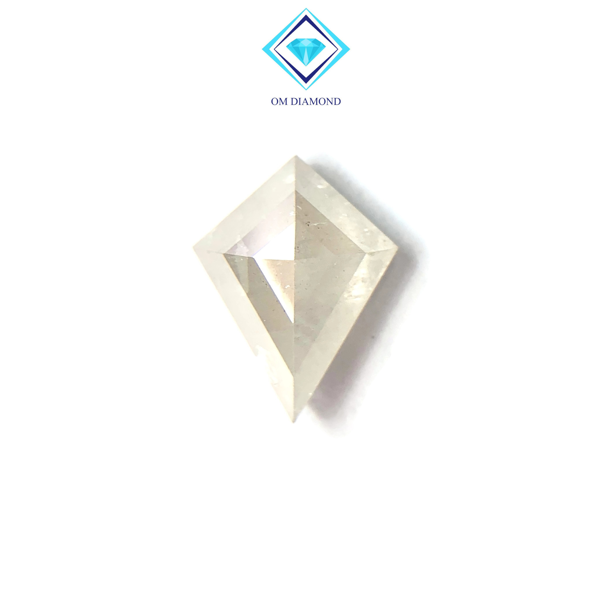 Milky White Kite Cut Diamond
