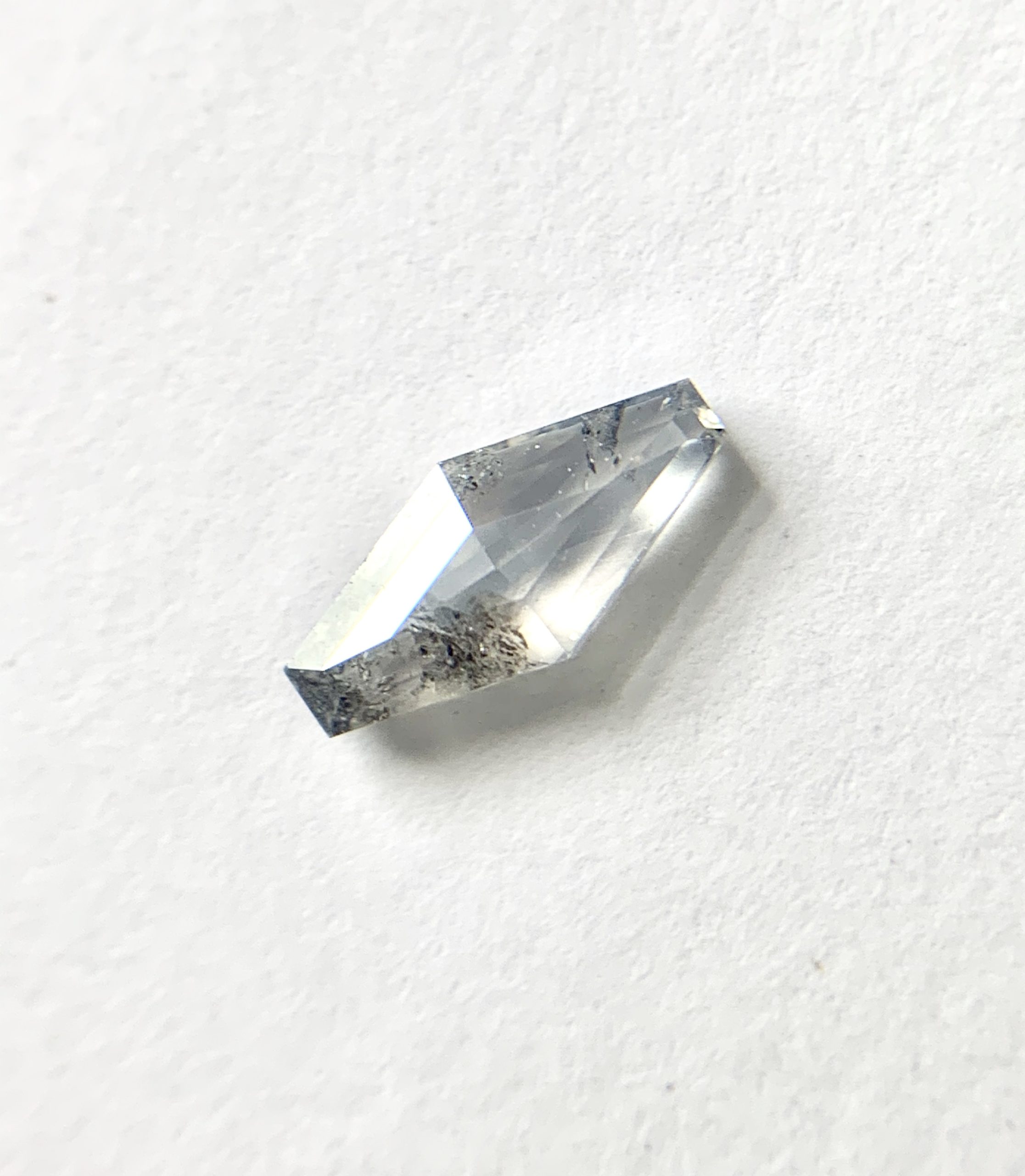 Geometric Cut Light Grey Color Diamond - Image 3