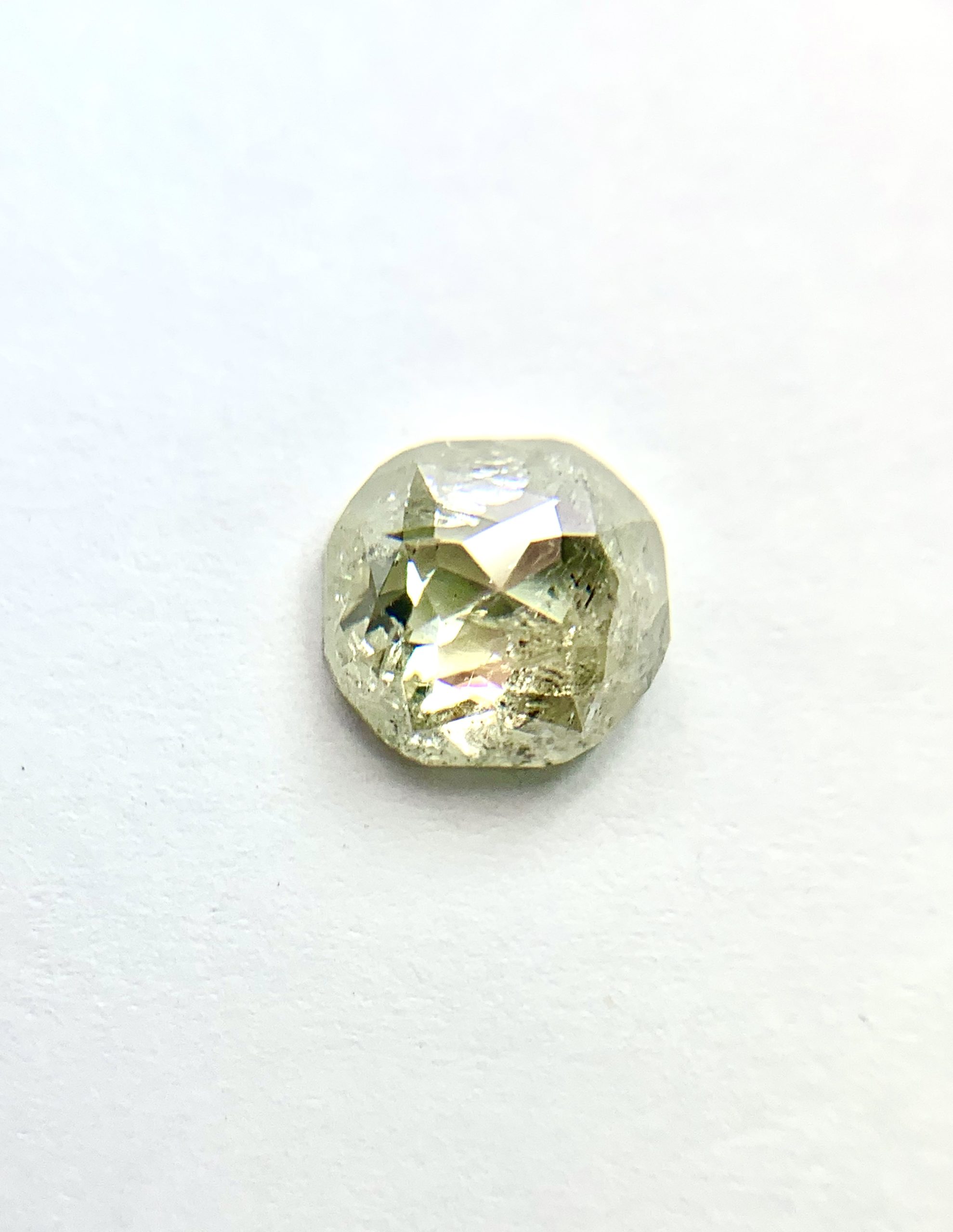 Fancy Light Yellow Cushion Diamond