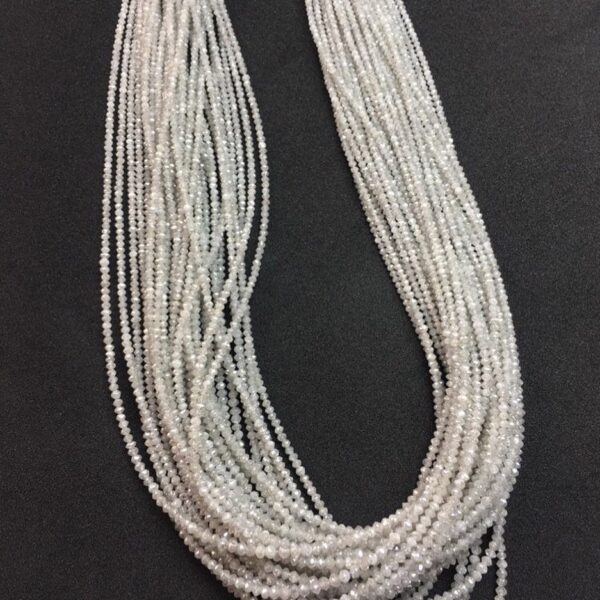 Natural White Diamond Beads