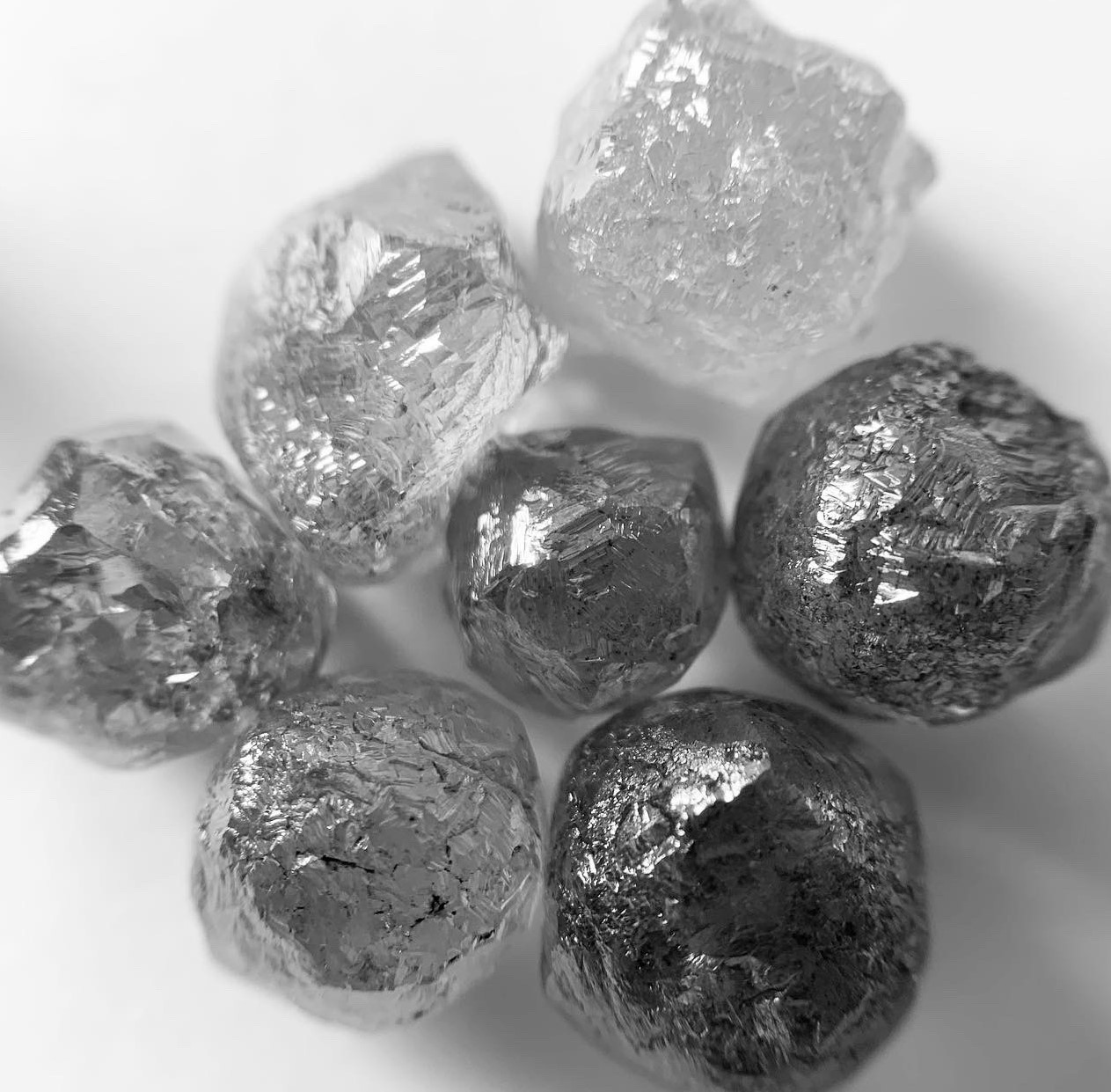 Salt and Pepper Rough Diamonds