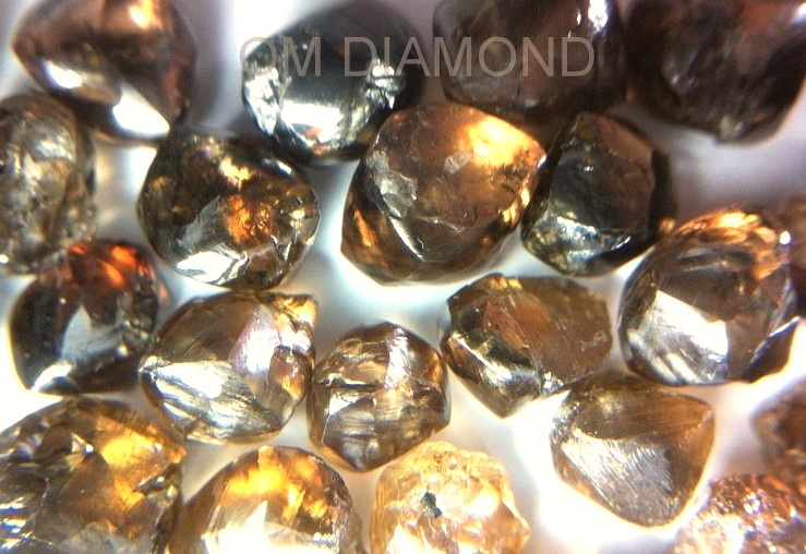 Champagne Color Rough Diamonds