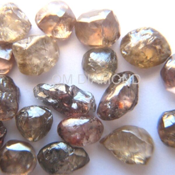 Natural Bi-Color Rough Diamonds