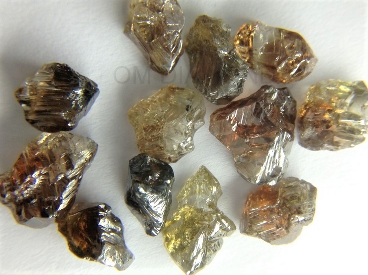 Natural Mix Bi-Color Rough Diamonds