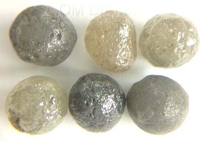 Natural Round Mix Color Rough Diamonds (Balls)
