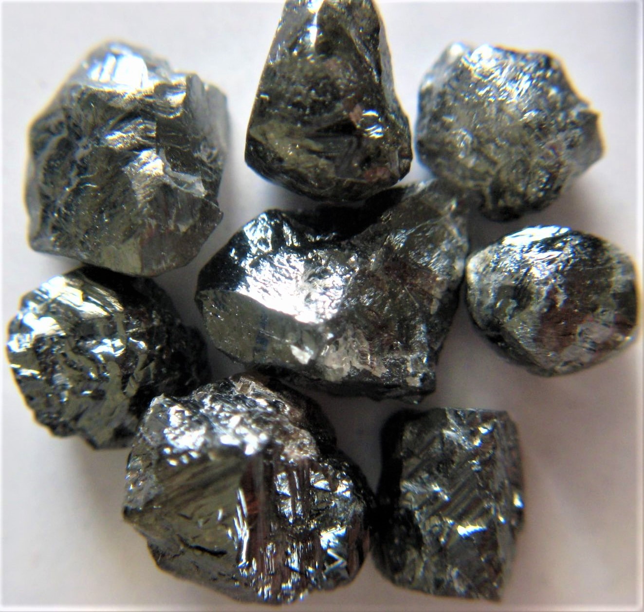Dark Salt & Pepper Rough Diamonds