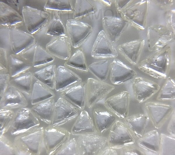 Natural Triangle Rough Diamonds