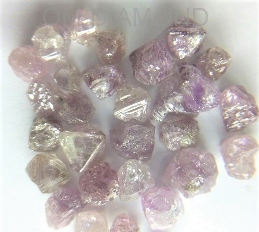Natural Purple Color Rough Diamonds