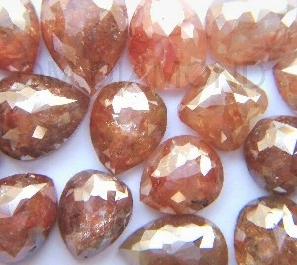 Rustic Pear Cut Diamonds