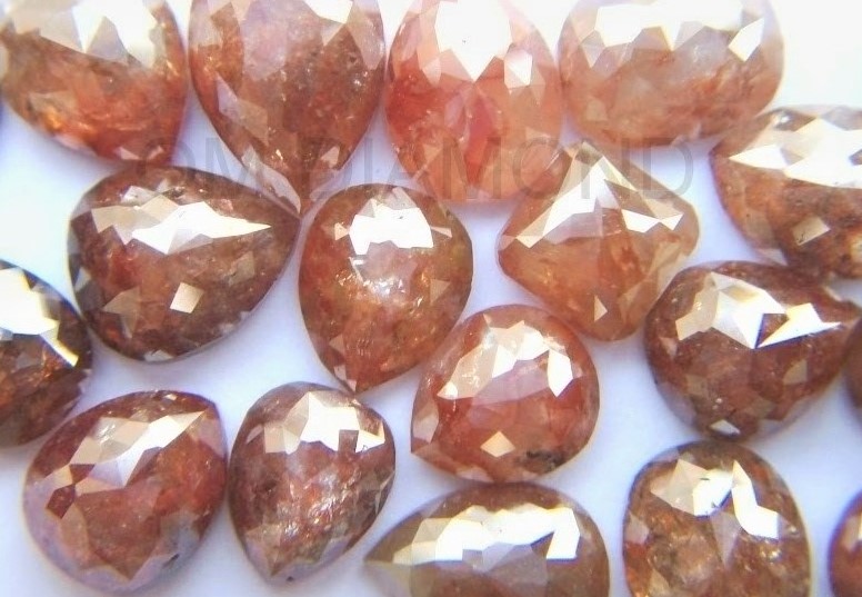 Rustic Pear Cut Diamonds