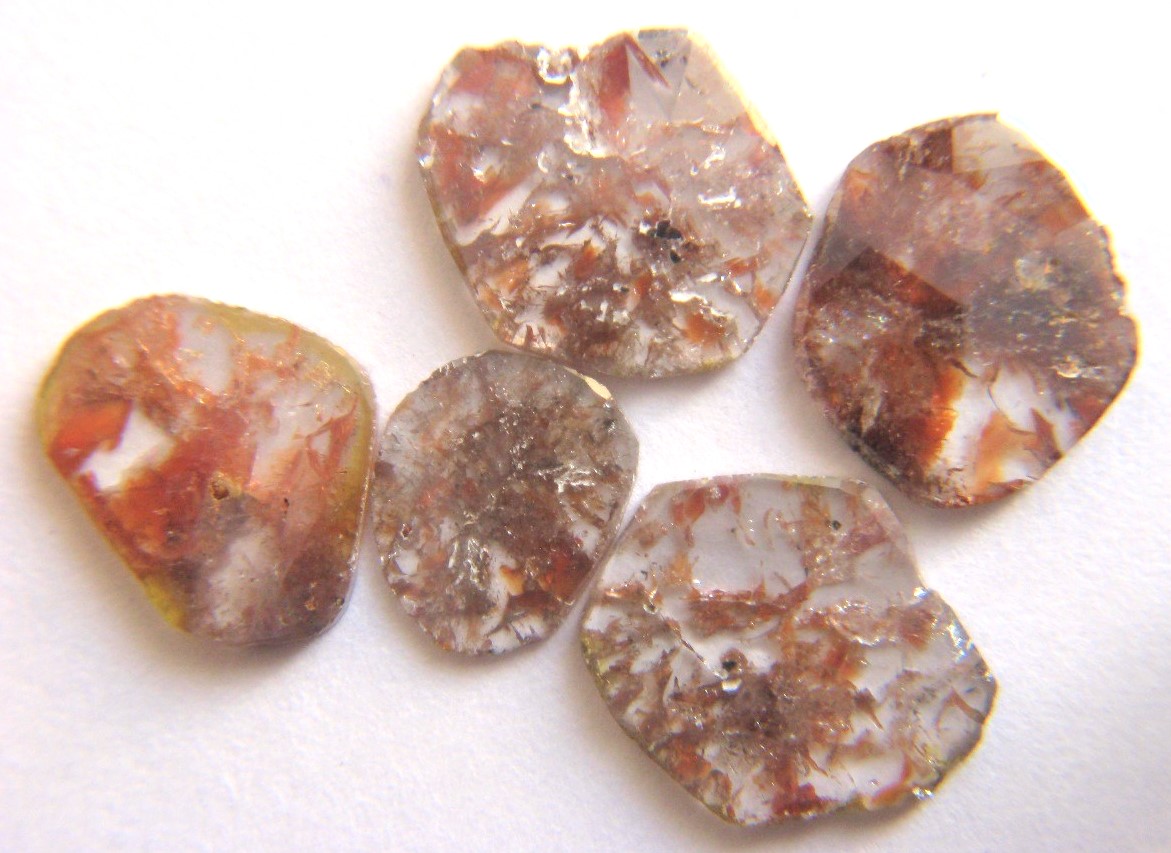 Rustic Color Diamond Slices