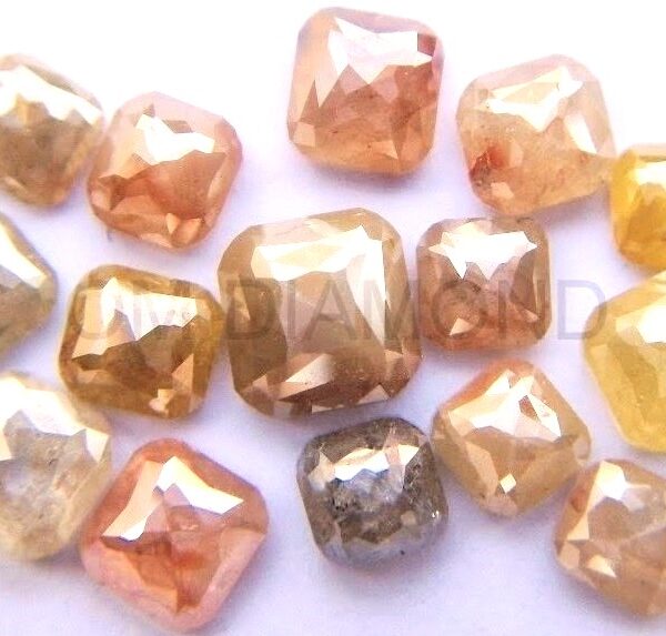 Rustic Color Cushion Cut Diamonds