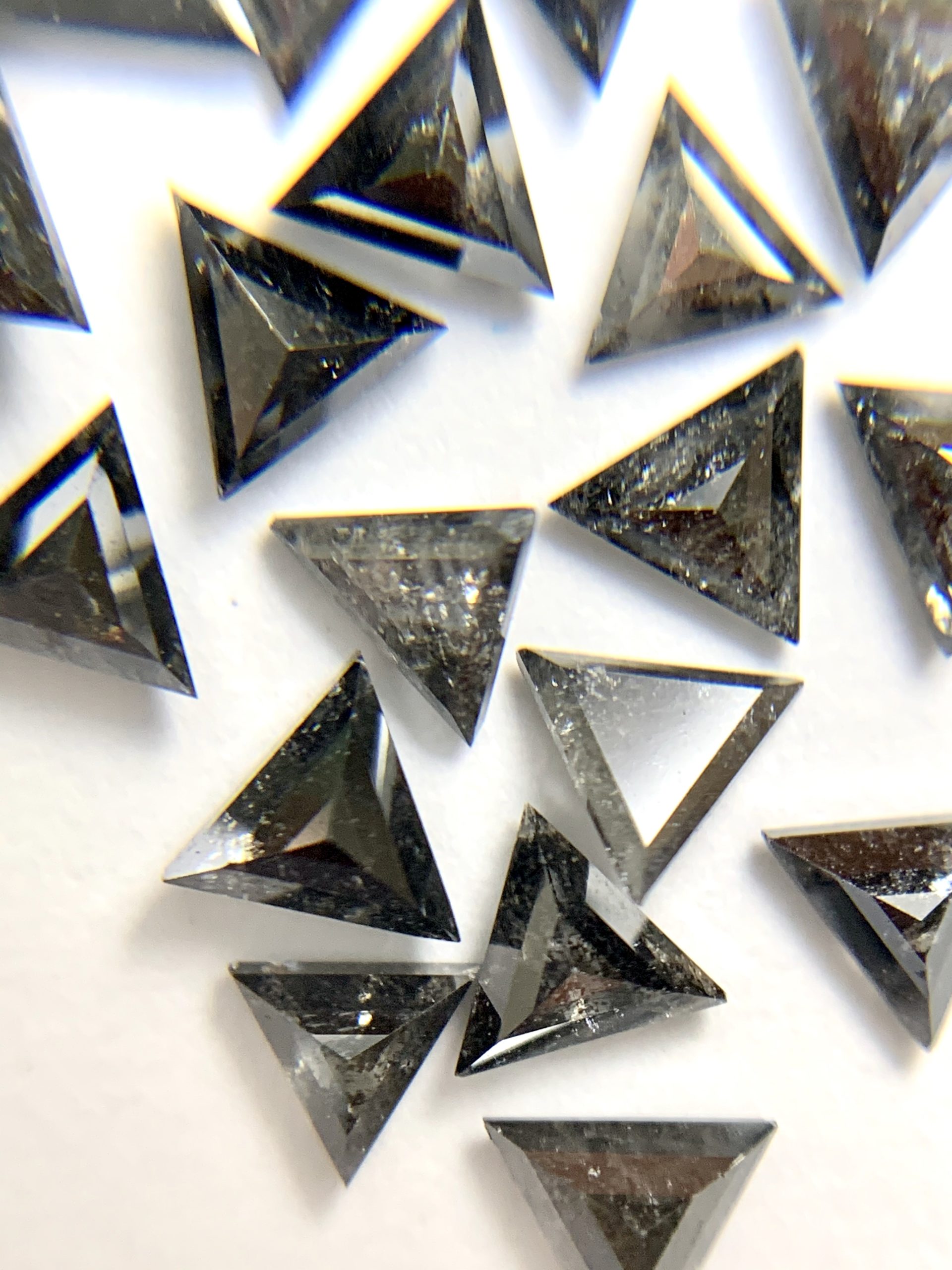 Salt & Pepper Triangle Diamonds