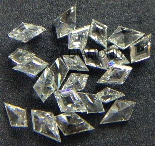 White Kite Cut Diamonds