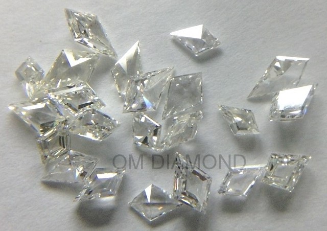 White Kite Cut Diamonds