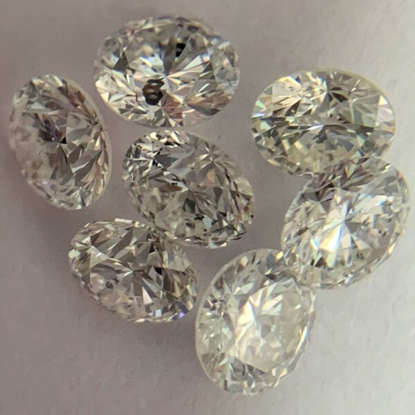 Salt & Pepper Round Brilliant Cut Diamonds